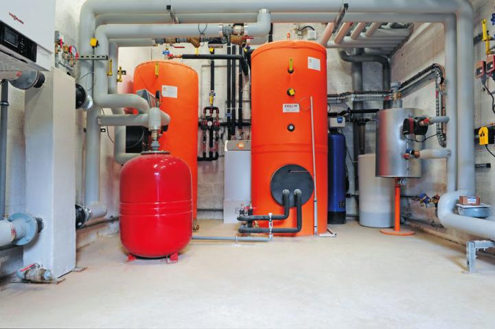 Ballon de stockage d'eau chaude sanitaire pour bâtiment professionnel